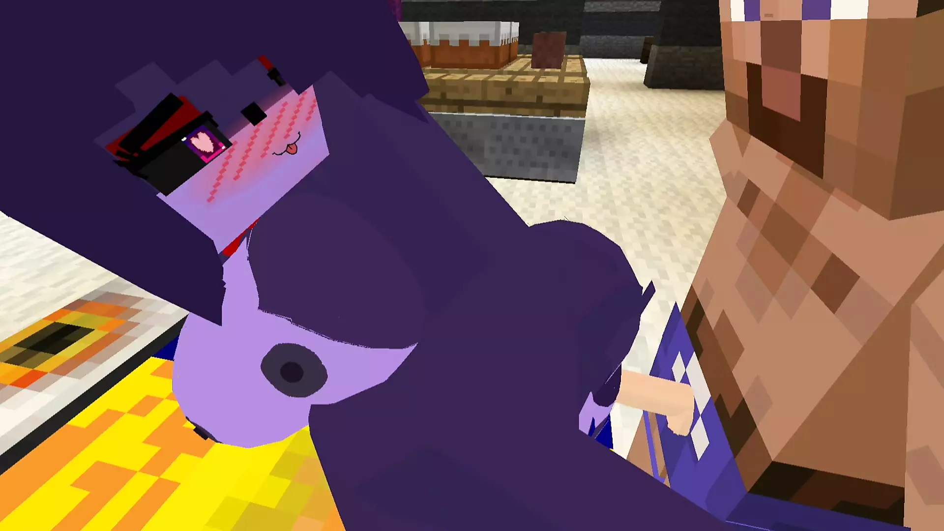 In Minecraft Fapcraft, I brutalize Bonfiie, Bonnie, rear-entry and doggy-style.