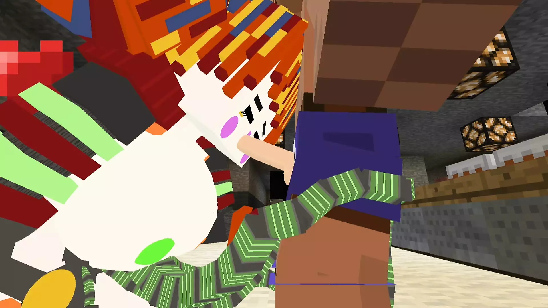Jenny’s Mod in Fapcraft gets driven with Fazclaire’s Night FNAF Scrapped Babe offering an explicit performance.