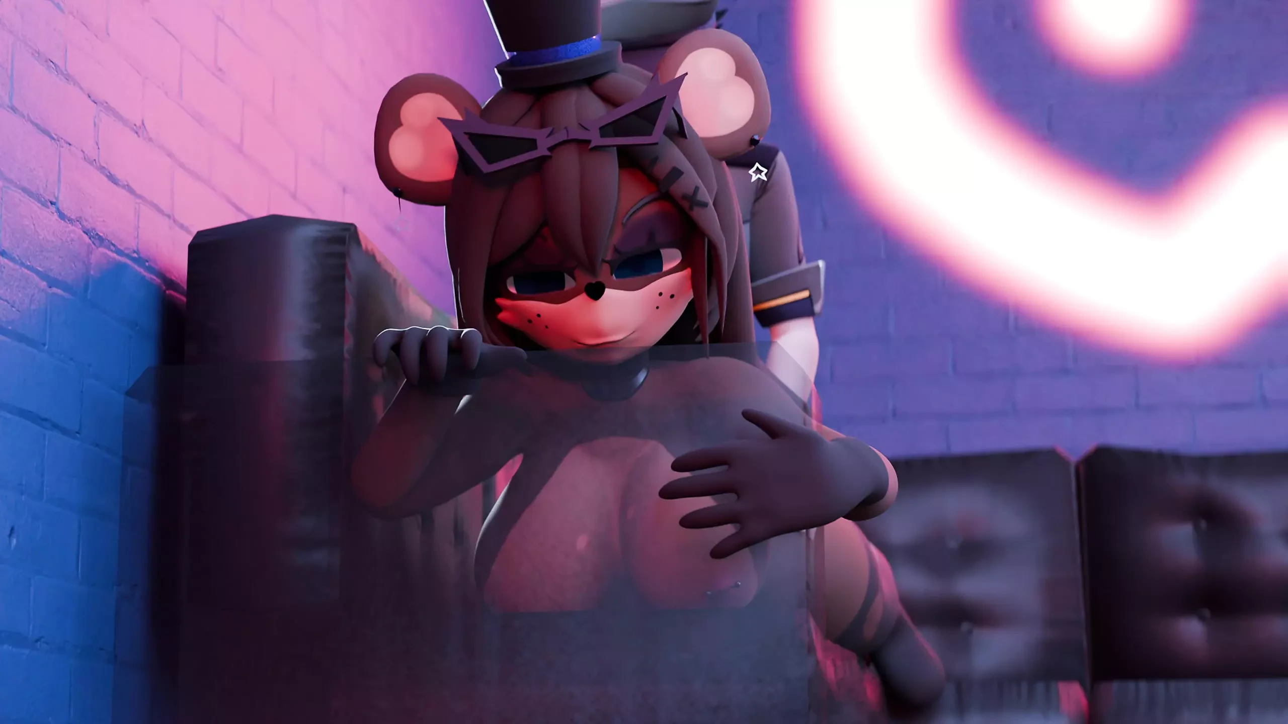 “Nightshift at FNAF got rowdy as hell, springtraps bustin’ loose, fuckin’ chaos ensues.”